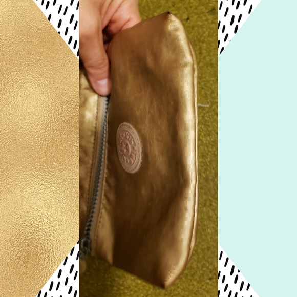 KIPLING Gold Crossbody Multi Zip Bag - Picture 8 of 11